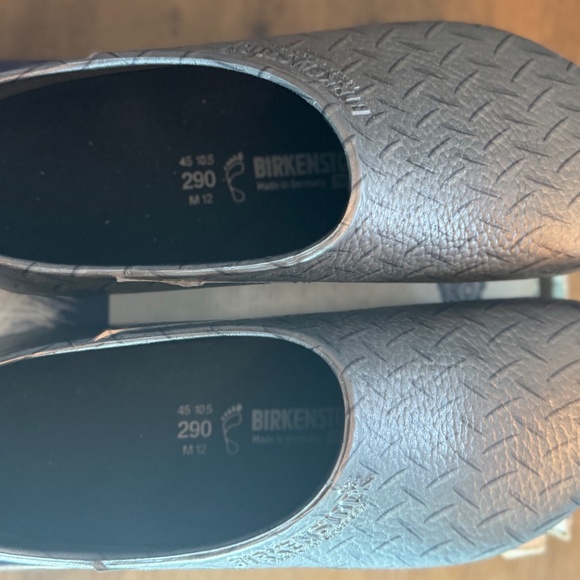 🆕 Men Birkenstock Professional Profi Birki Steel Grey Metal sz 12 US/ UE 45 - Picture 8 of 13